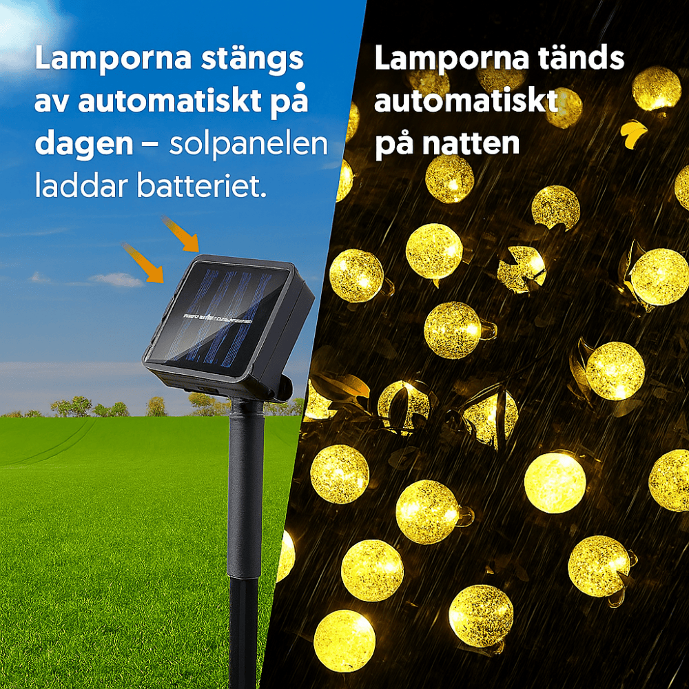 SOLINA Solcellslinga